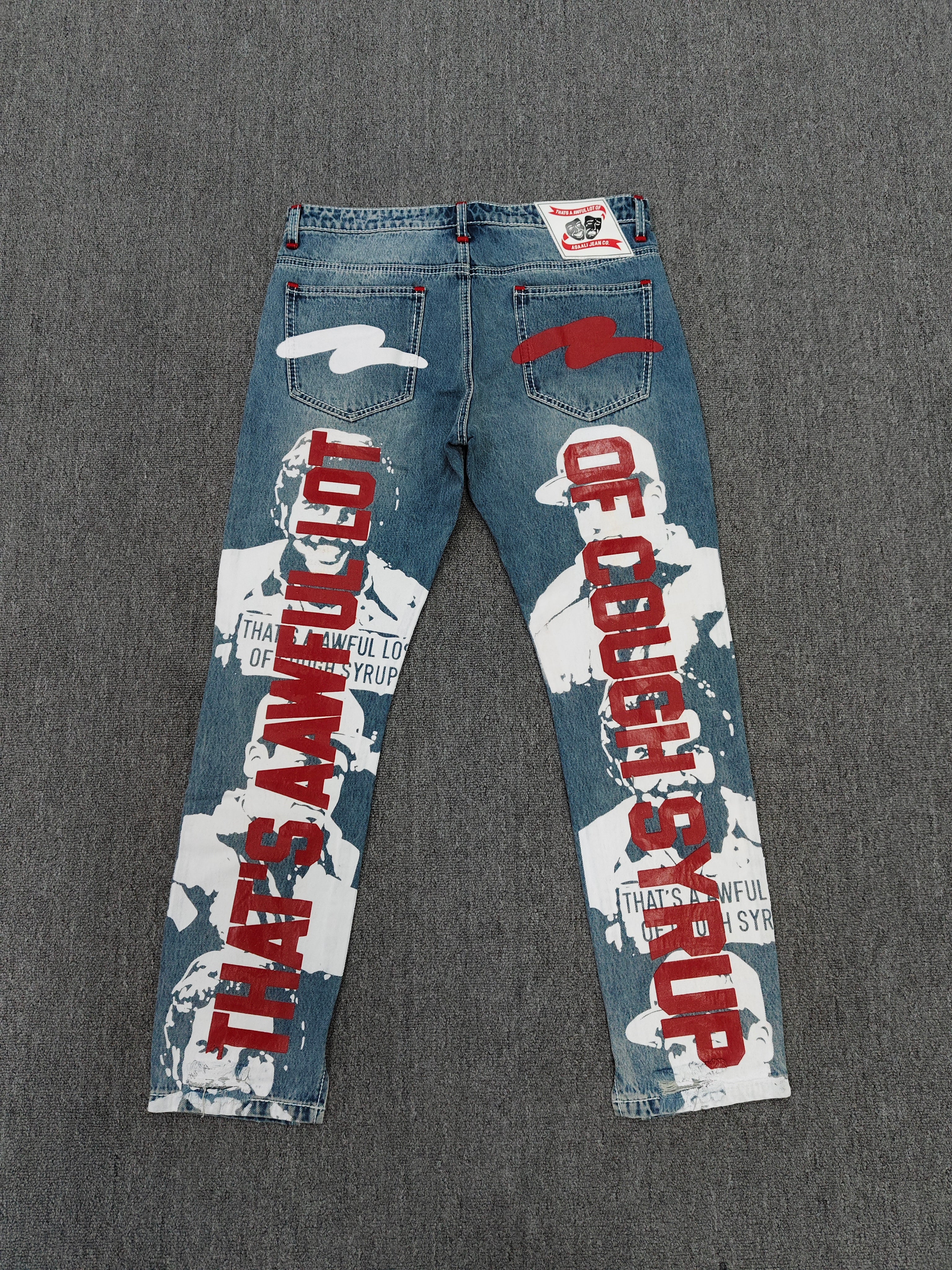 assali blue/white/red jeans
