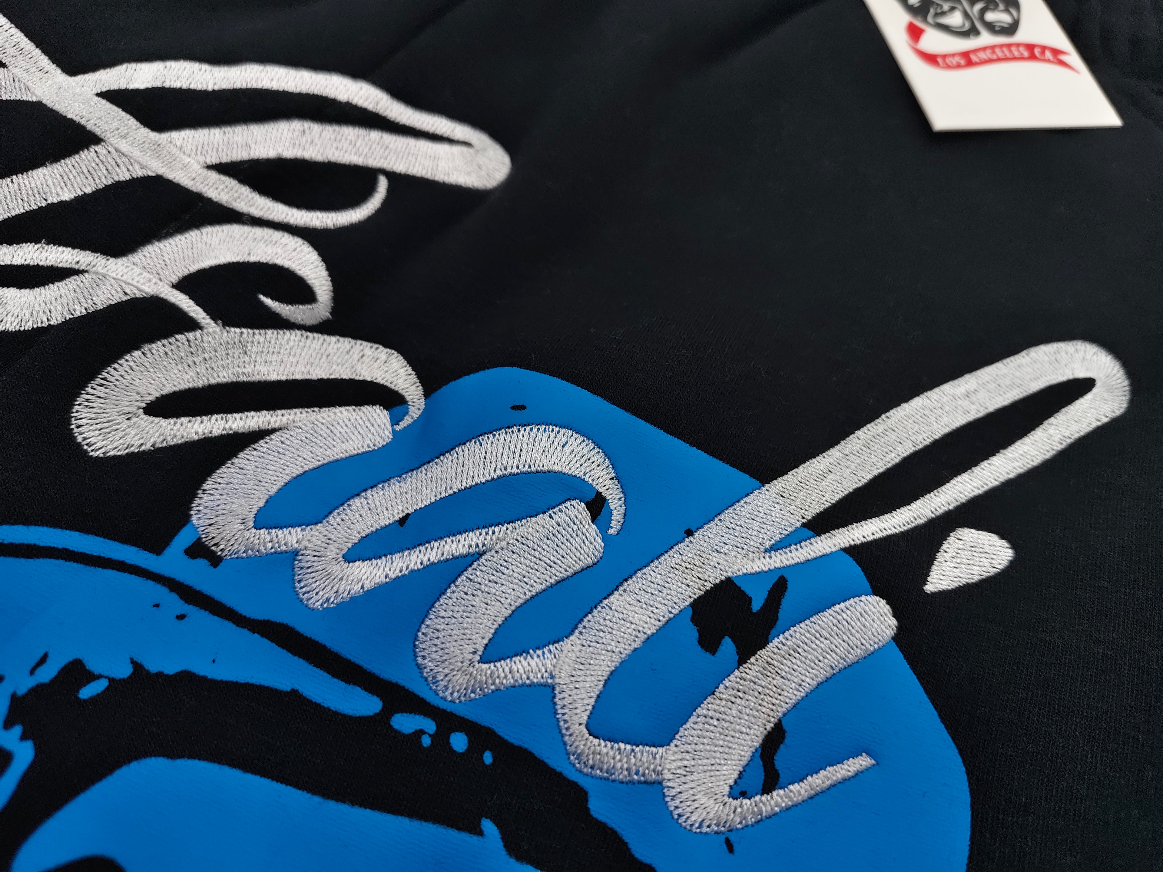 assali black/blue shorts