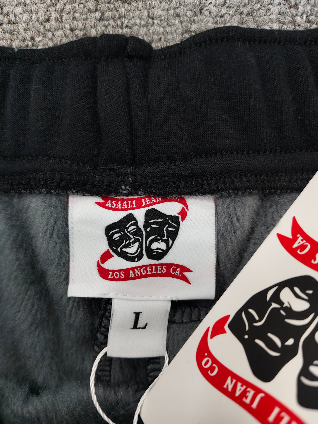 assali black/blue shorts