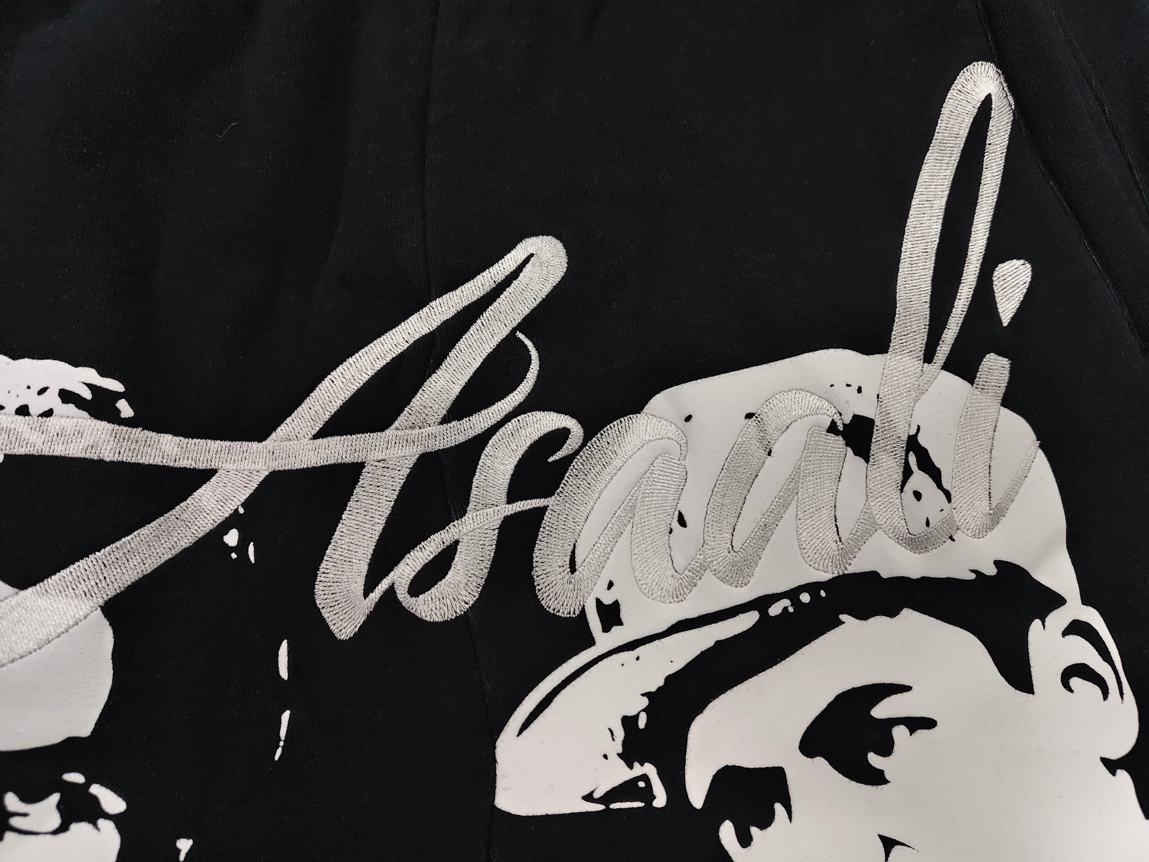 assali black/white shorts