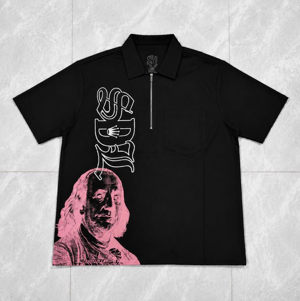SDL “sky the limit” pink zip