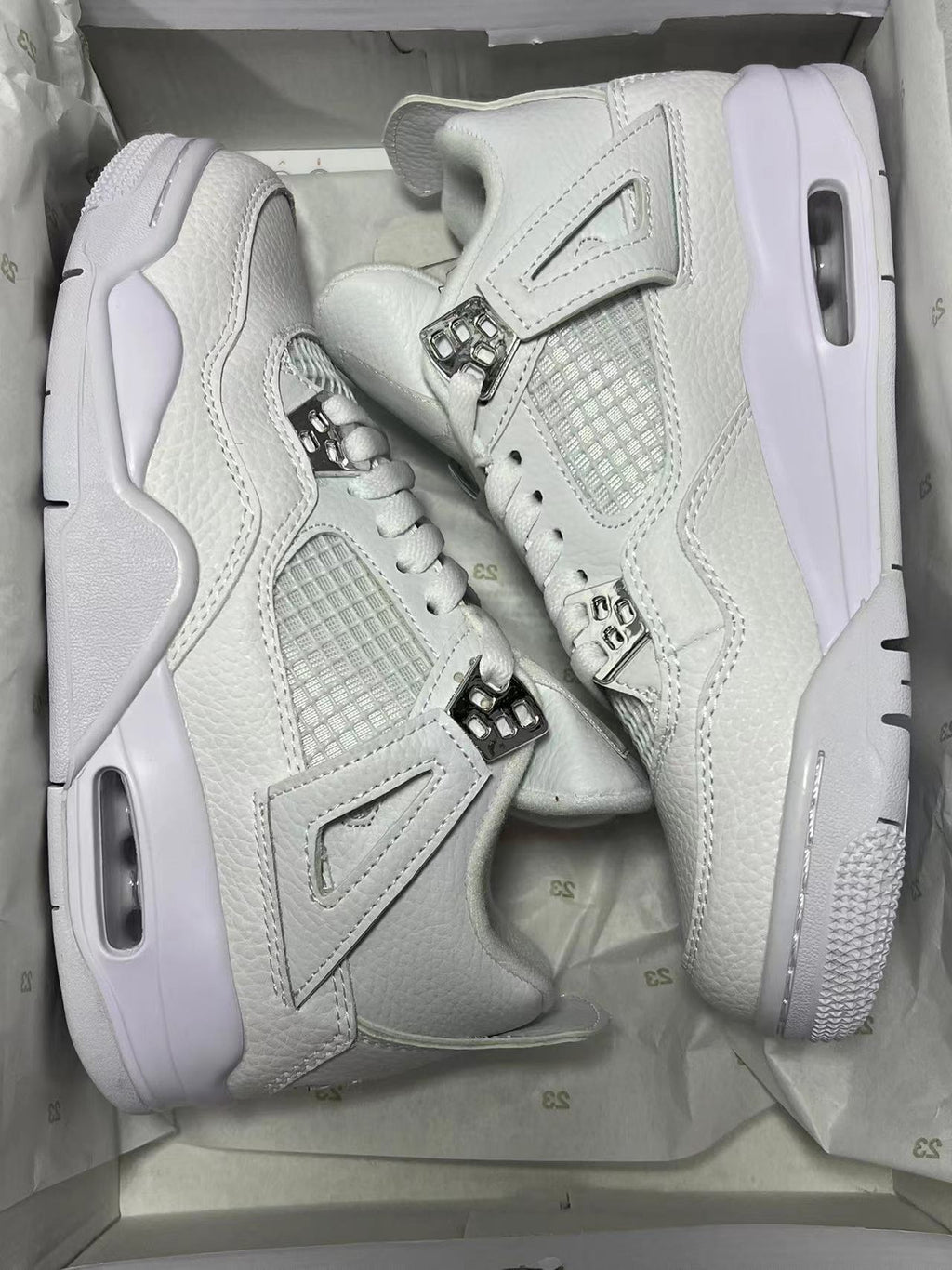AJ4 White metallic