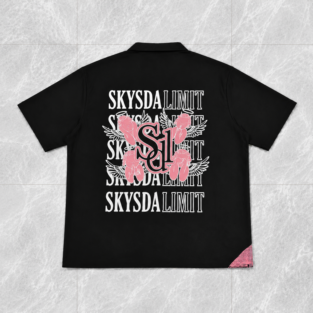 SDL “sky the limit” pink zip